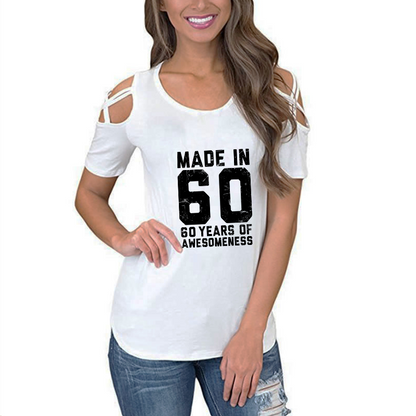 Made In 60 Shoulder T-shirts