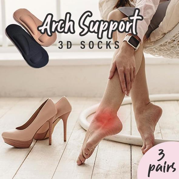 Arch Support 3D Socks (3 Pairs)