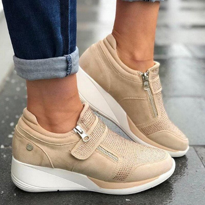 2020 New Flock high heel casual Women Sneakers