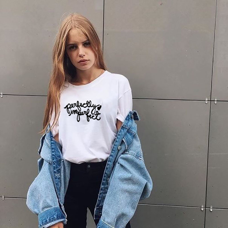 Perfectly Imperfect Casual T-Shirt  -100%Cotton-