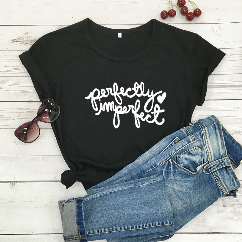 Perfectly Imperfect Casual T-Shirt  -100%Cotton-