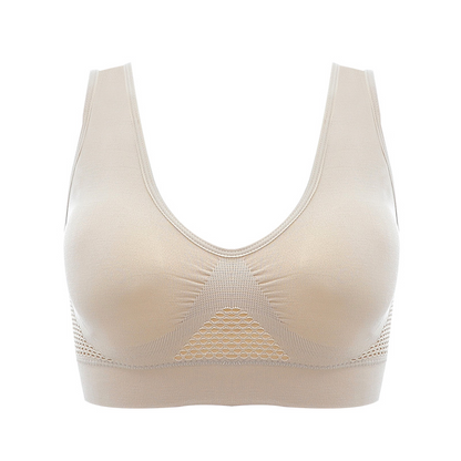 Plus Size 3XL Breathable Sports Fitness Bra