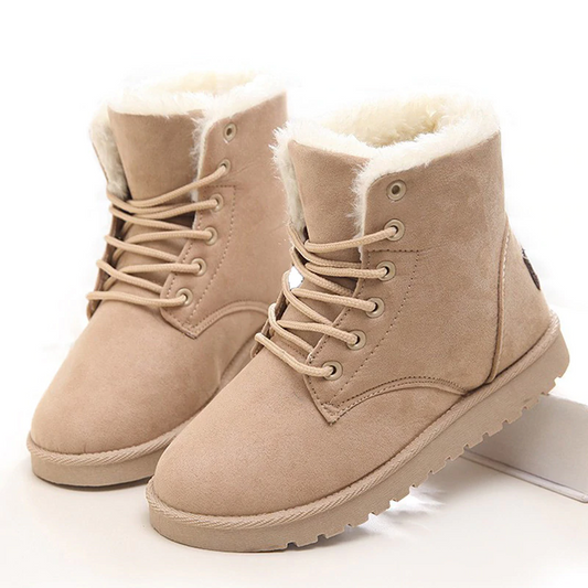 Snow Faux Suede Ankle Boots For Female