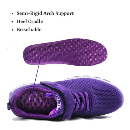 Women's Comfortable Woven Knit Sneakers