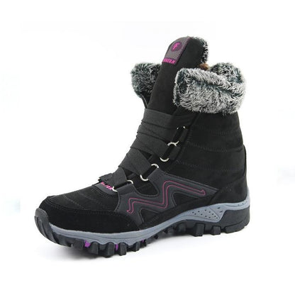 Women's winter thermal villi anti-skid high top boots