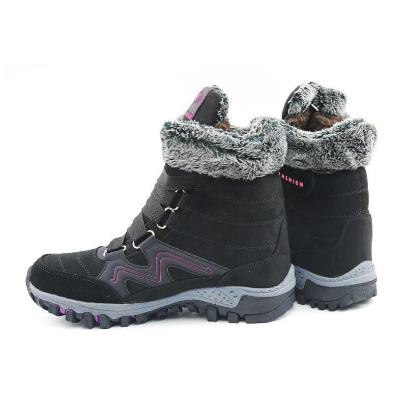 Women's winter thermal villi anti-skid high top boots
