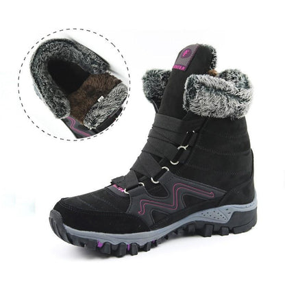 Women's winter thermal villi anti-skid high top boots