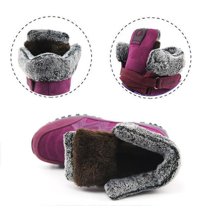 Women's winter thermal villi anti-skid high top boots