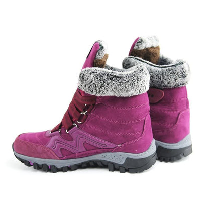 Women's winter thermal villi anti-skid high top boots