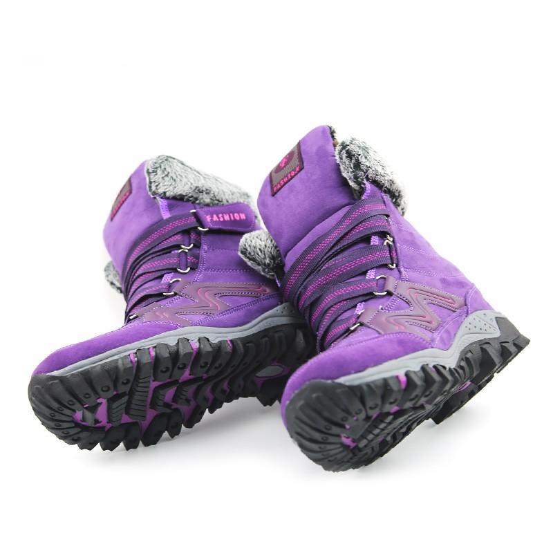 Women's winter thermal villi anti-skid high top boots