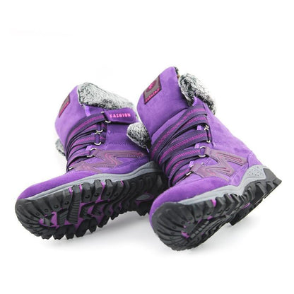 Women's winter thermal villi anti-skid high top boots