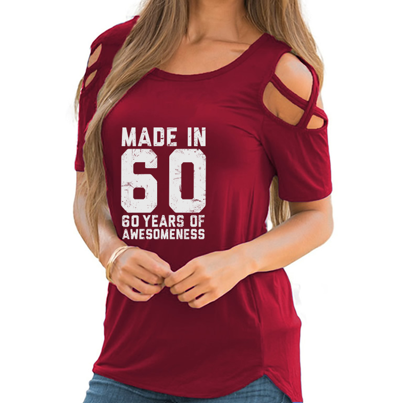 Made In 60 Shoulder T-shirts
