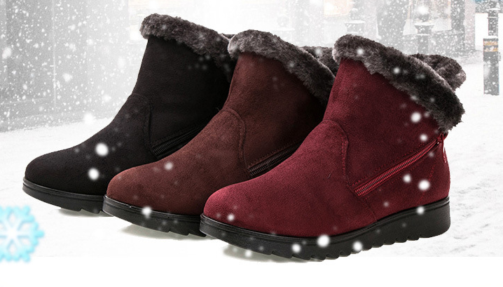 New Winter Plush Snow Boots