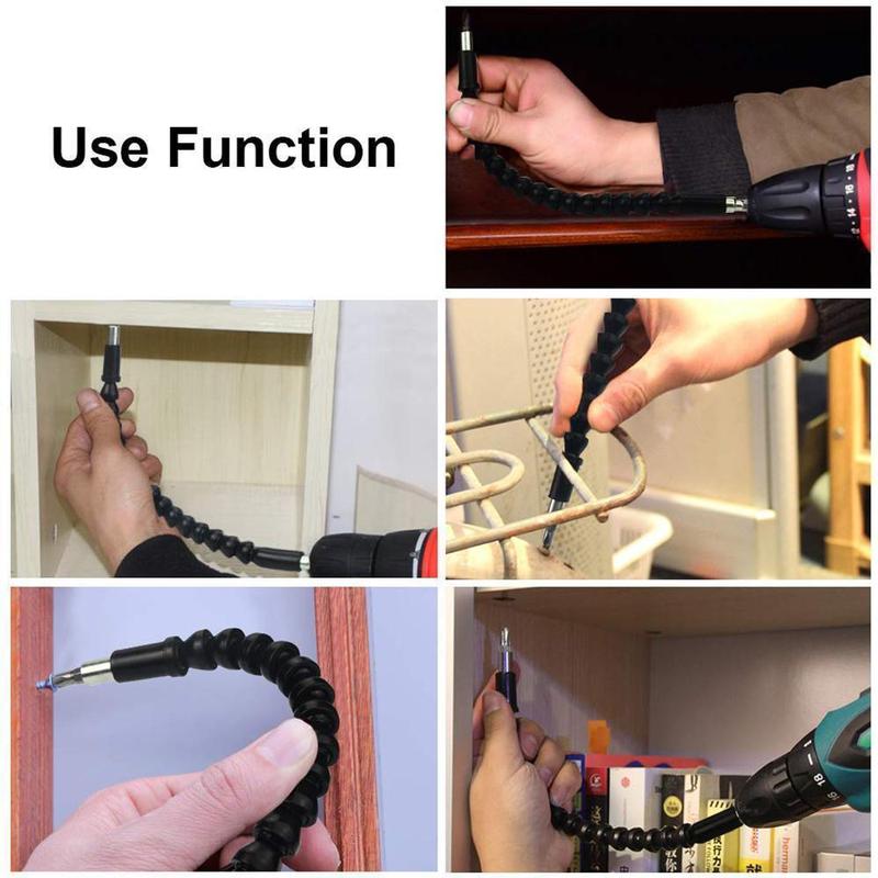 DOMOM: Flexible Drill Bit Extension with Screw Drill Bit Holder