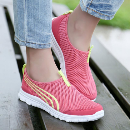 Fashion 2019: Shoes woman Breathable Mesh Flat