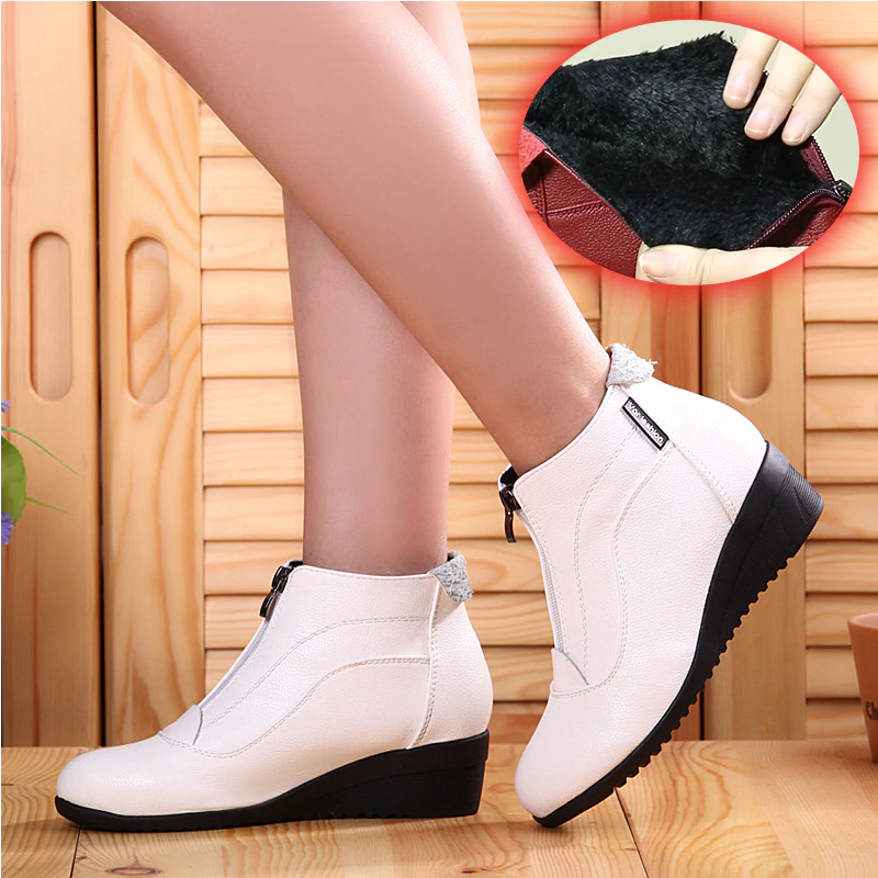 Winter Snow Boots Wedge Heels Women