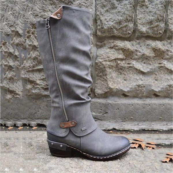 Women's Cowboy Knee Boots Punk Boots