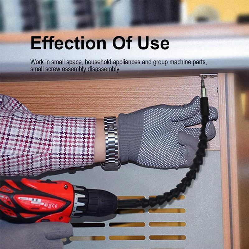 DOMOM: Flexible Drill Bit Extension with Screw Drill Bit Holder