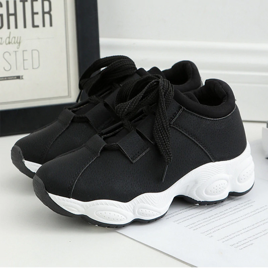 Breathable Lace up Canvas Vulcanize Shoes For Women