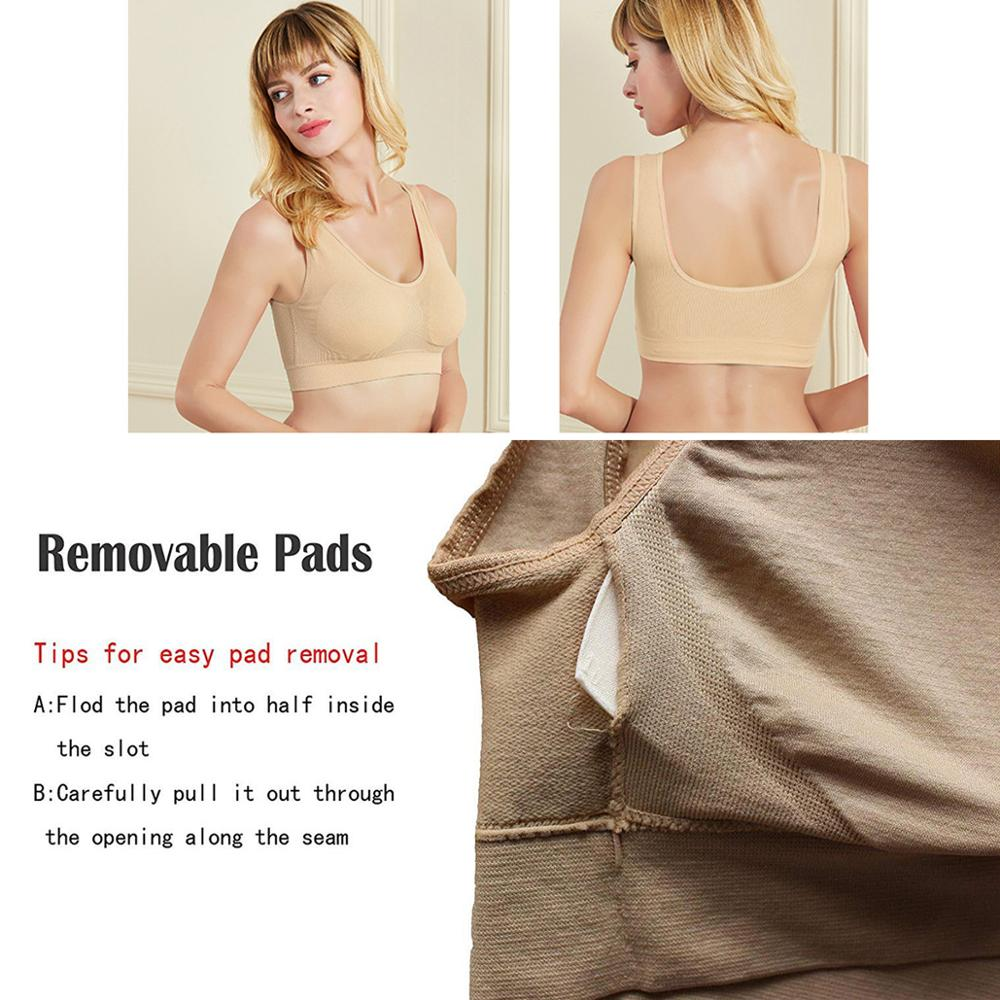 Sexy Plus Size XXXL Underwear Pads Wireless Bra "VOGUE 2020"