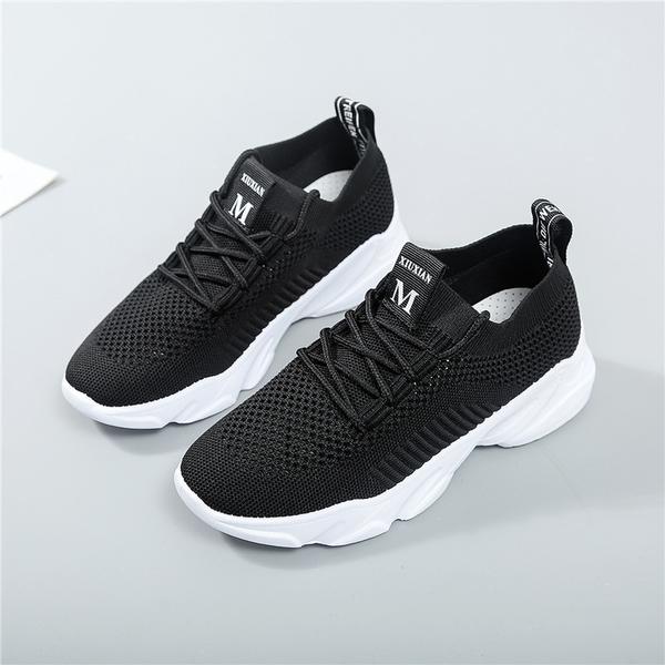 Women's Shoes - Fashion Women Air Mesh Fly-wire Sneakers