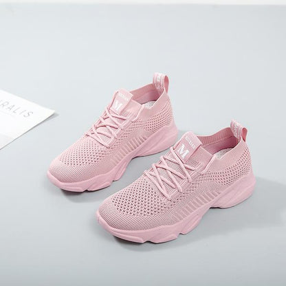 Women's Shoes - Fashion Women Air Mesh Fly-wire Sneakers