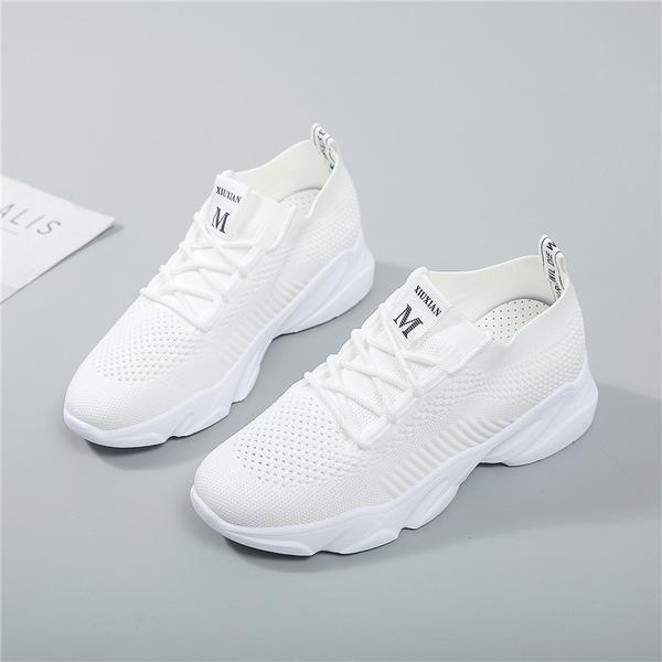 Women's Shoes - Fashion Women Air Mesh Fly-wire Sneakers