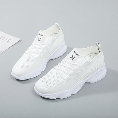 Women's Shoes - Fashion Women Air Mesh Fly-wire Sneakers