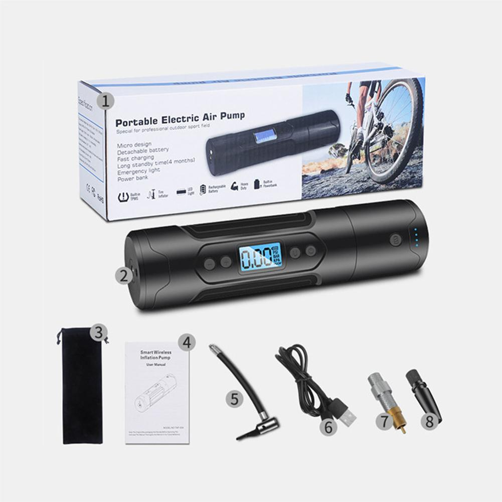 Portable Electric Air Pump With Digital Gauge LCD