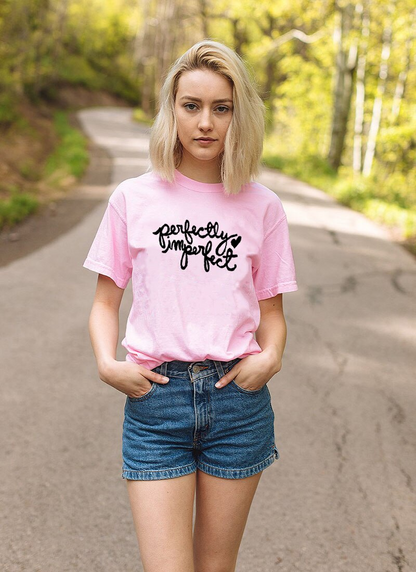 Perfectly Imperfect Casual T-Shirt  -100%Cotton-