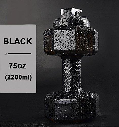 NO LEAK PETG BPA Free Light Weight Super Tough Dumbell Water Jug(2.6L/88OZ)