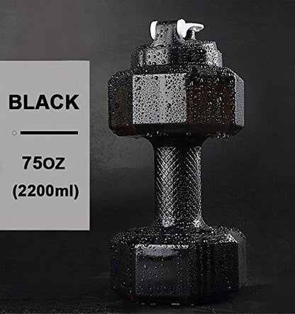 NO LEAK PETG BPA Free Light Weight Super Tough Dumbell Water Jug(2.6L/88OZ)