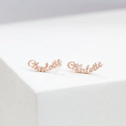 Personalized Name Earrings ( 1 Pair )