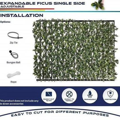 Expandable Faux Privacy Fence