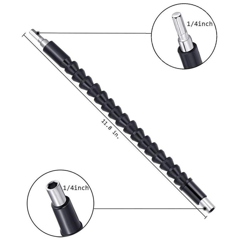 DOMOM: Flexible Drill Bit Extension with Screw Drill Bit Holder