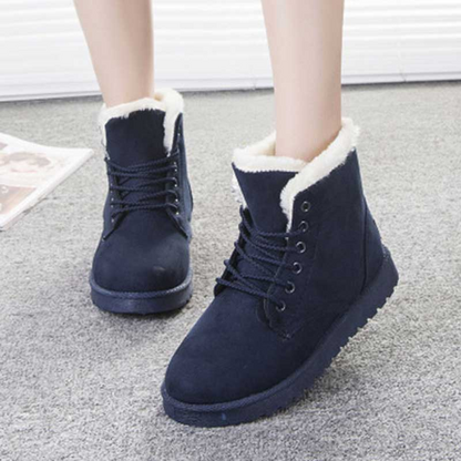 Snow Faux Suede Ankle Boots For Female