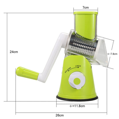 Multifunctional Rotary Mandoline Slicer Grinder