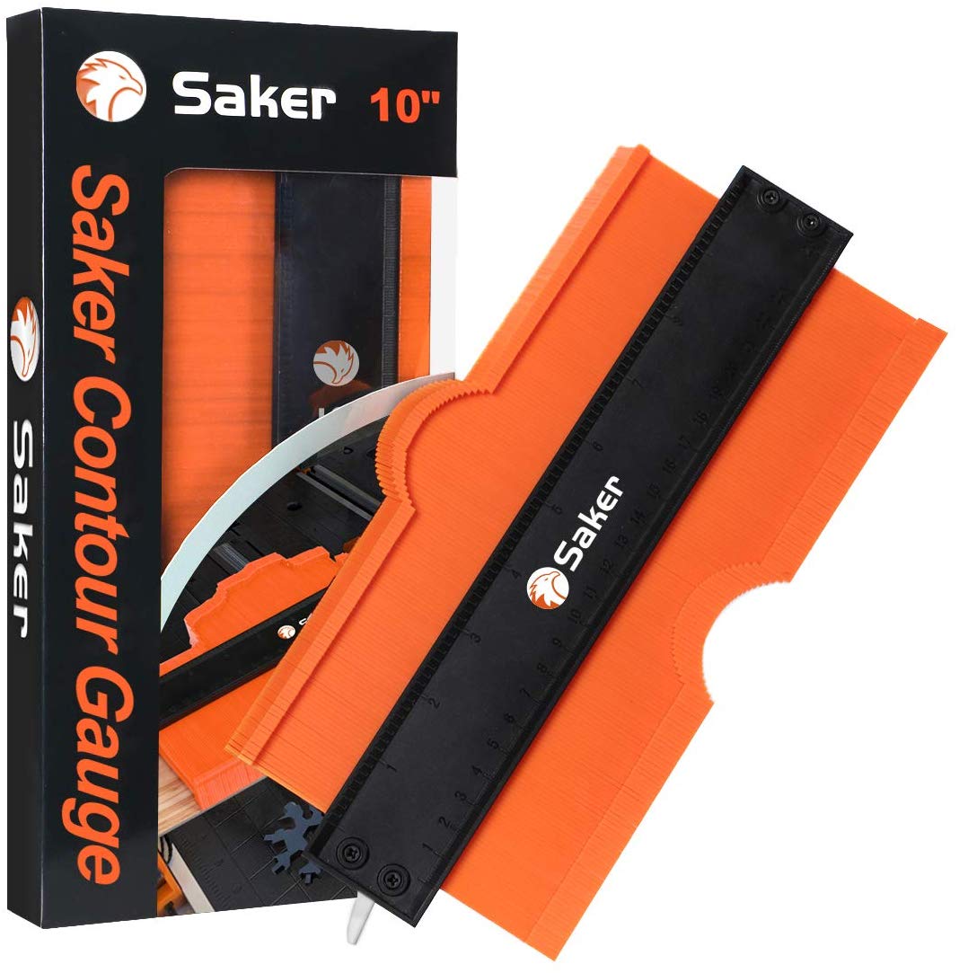 Saker Contour Gauge Profile Tool -Precisely Copy Irregular Shape Duplicator