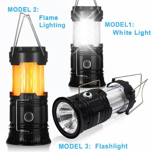 Portable Outdoor LED Flame Lantern Flashlights -Camping Lantern-