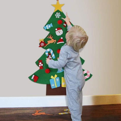 DIY felt christmas tree（Best Gift For Children）