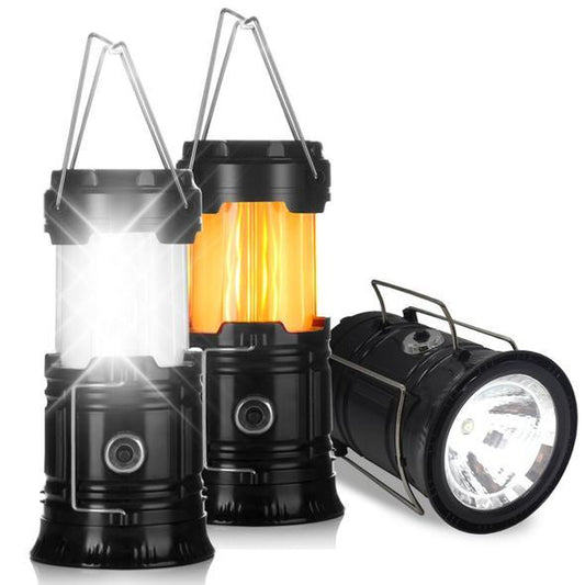 Portable Outdoor LED Flame Lantern Flashlights -Camping Lantern-