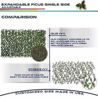 Expandable Faux Privacy Fence
