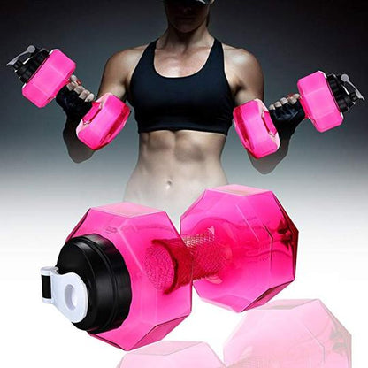 NO LEAK PETG BPA Free Light Weight Super Tough Dumbell Water Jug(2.6L/88OZ)