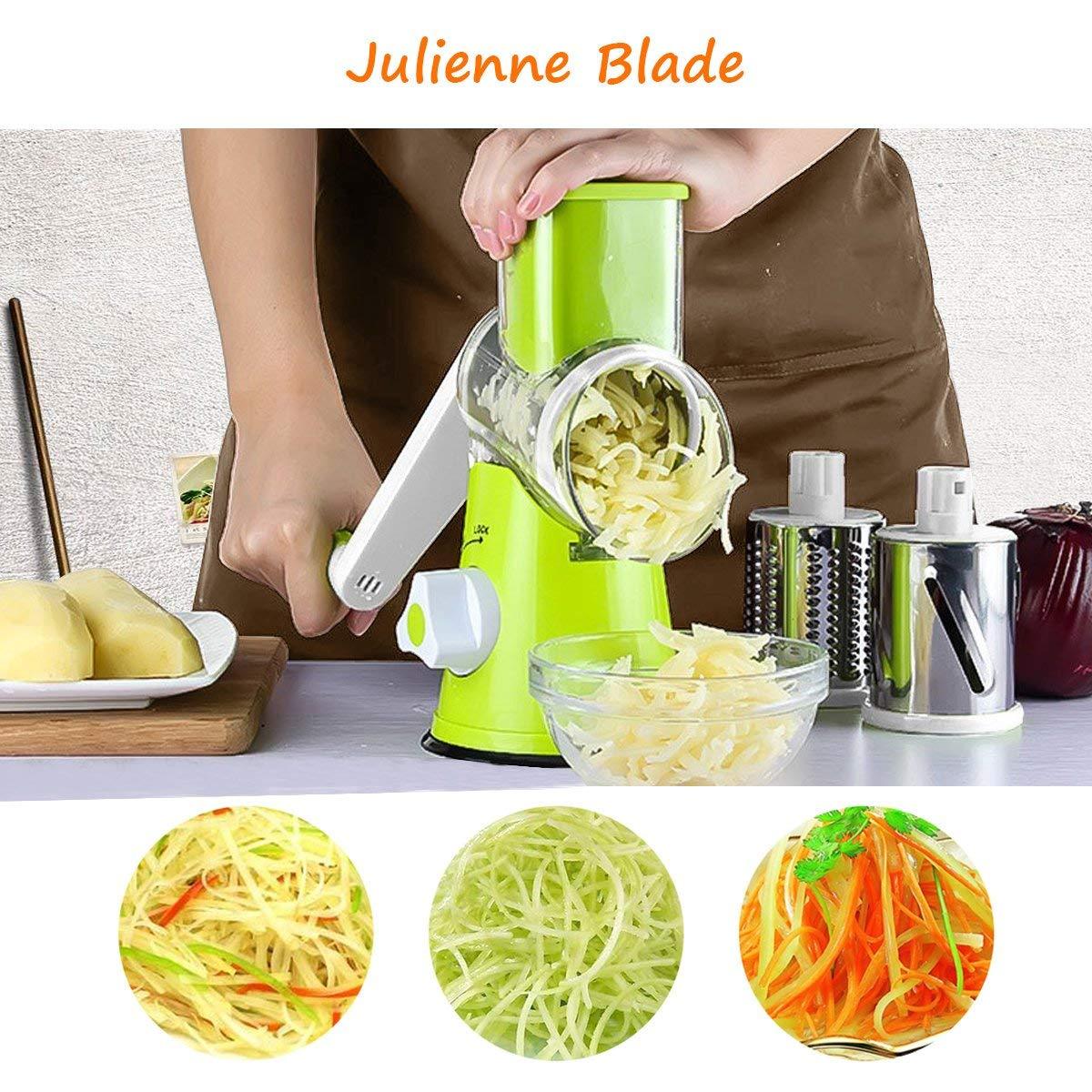 Multifunctional Rotary Mandoline Slicer Grinder