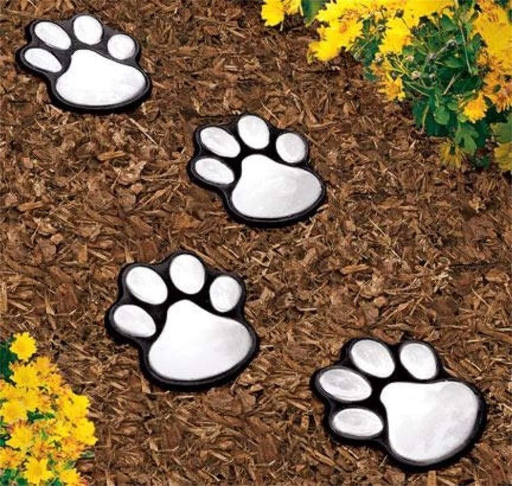 Pet Lover: Solar-Powered Paw Print Lights