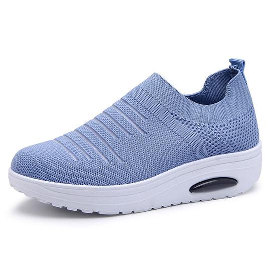 Women's Mesh Cushioned Slip On Platform Casual Sock Shoes