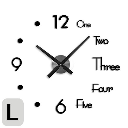 3D Creative Wall Clock