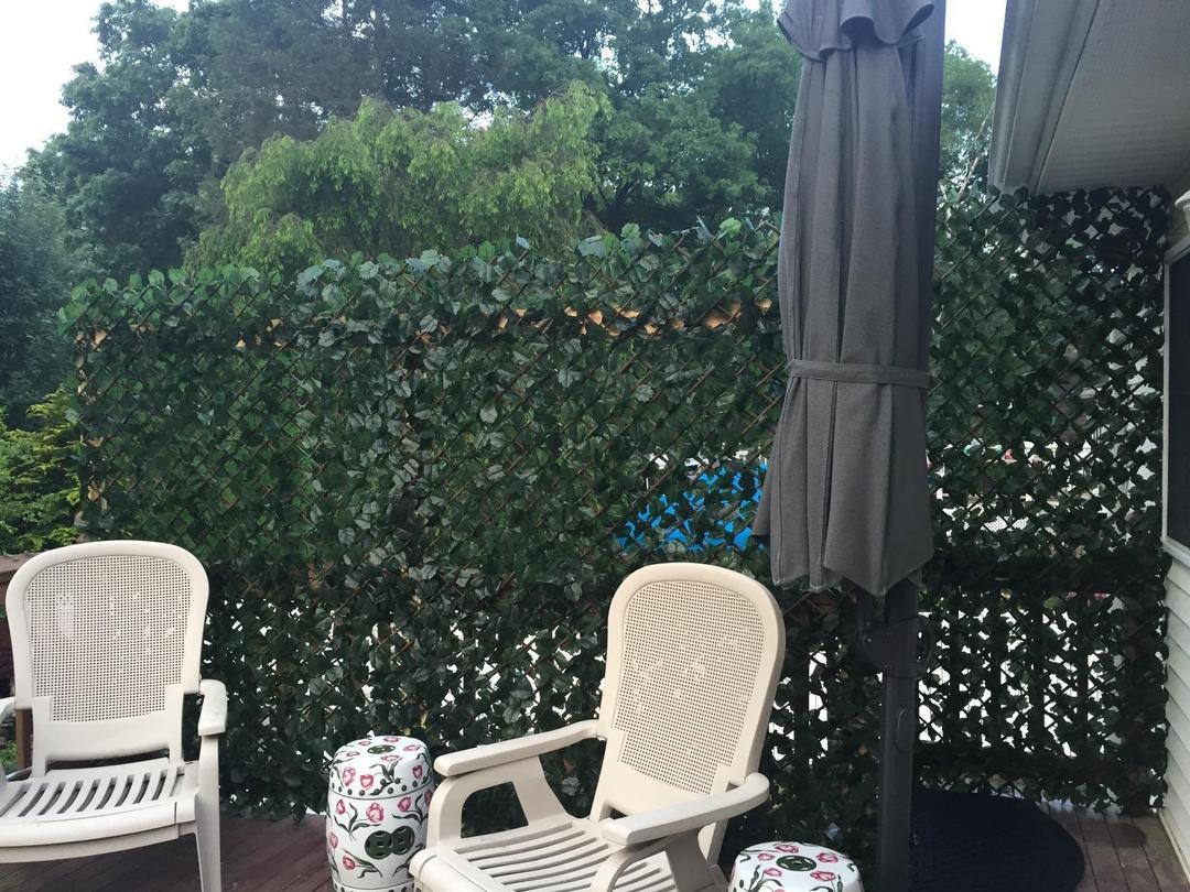 Expandable Faux Privacy Fence