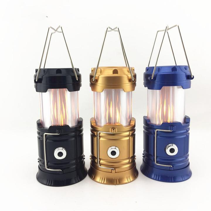 Portable Outdoor LED Flame Lantern Flashlights -Camping Lantern-