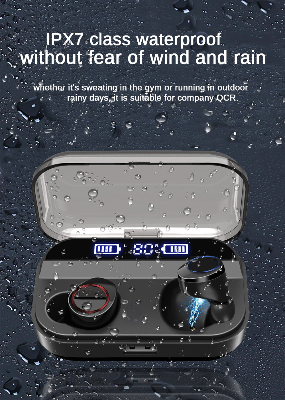 Ultimate Waterproof Smart Earbuds5.0 & Powerbank 2020
